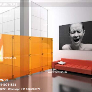 Half Wall Room Divider With Columns Wooden Partition Wall Separator Home Divider
