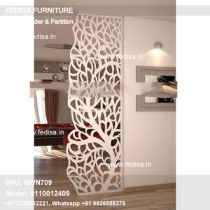 Hanging Metal Room Dividers Wooden Partition Wall Separator Home Divider