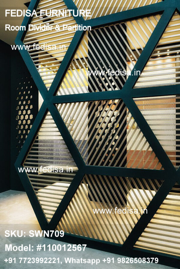 Drawing Dining Partition Door Wooden Partition Wall Separator Home Divider