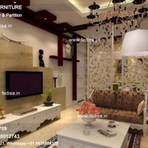 Small Space Divider Wooden Partition Wall Separator Home Divider