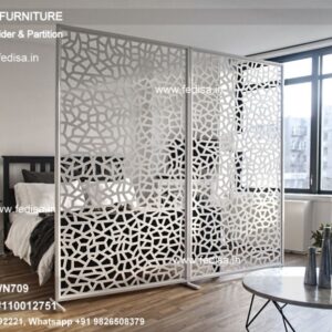 Frosted Glass Room Partition Room Screen Ceiling Track Room Divider Bookshelf Divider