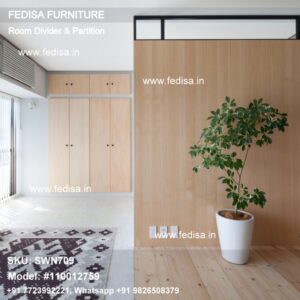 Room Separator Wall With Door Wooden Room Divider Room Divider Furniture Diy Partition Wall