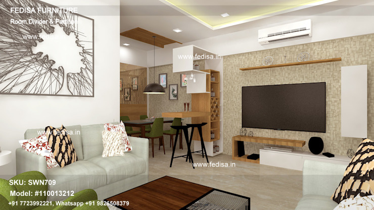 23 Living Room Divider & Partition Ideas For 2024 - Foyr