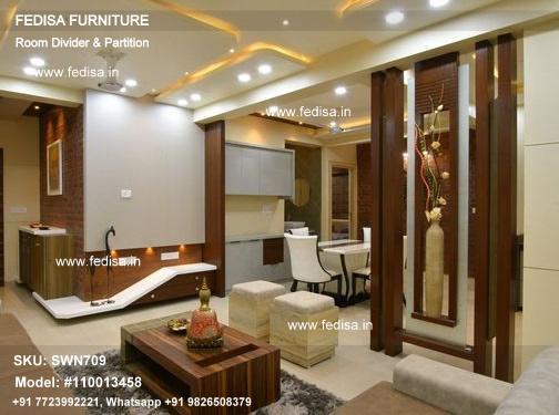 Wall Partition Wood Modern Partition For Living Room Bedroom Screen Divider Wall Divider With Door