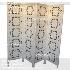 Drawing And Dining Room Partition Temporary Wall Partition Wooden Screen Divider Rolling Room Divider
