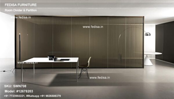 White Folding Room Divider Sound Proof Partitions Door Separator Folding Door Partition