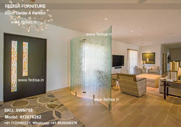 Sliding Room Separator Wooden Separator Portable Wall Divider Glass Partitions For Home