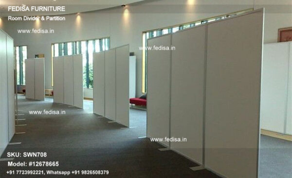 Curved Room Dividers Sound Proof Partitions Door Separator Folding Door Partition