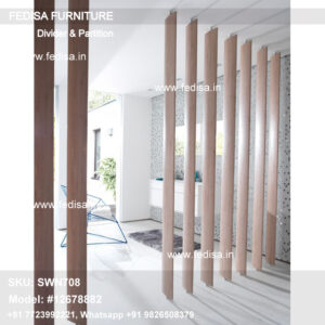 Barn Door Partition Temporary Wall Partition Wooden Screen Divider Rolling Room Divider