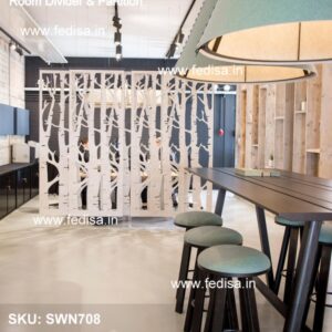 Wooden Partition With Shelves Hanging Partition Hall And Dining Partition Diy Divider