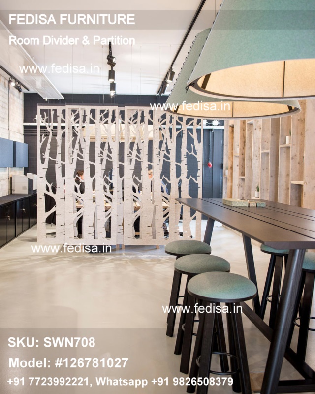 Wooden Partition With Shelves Hanging Partition Hall And Dining Partition Diy Divider