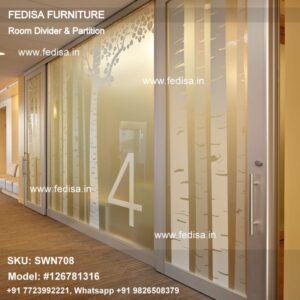 Frosted Glass Wall Divider Privacy Screen Room Divider Ceiling Room Dividers Adjustable Room Divider