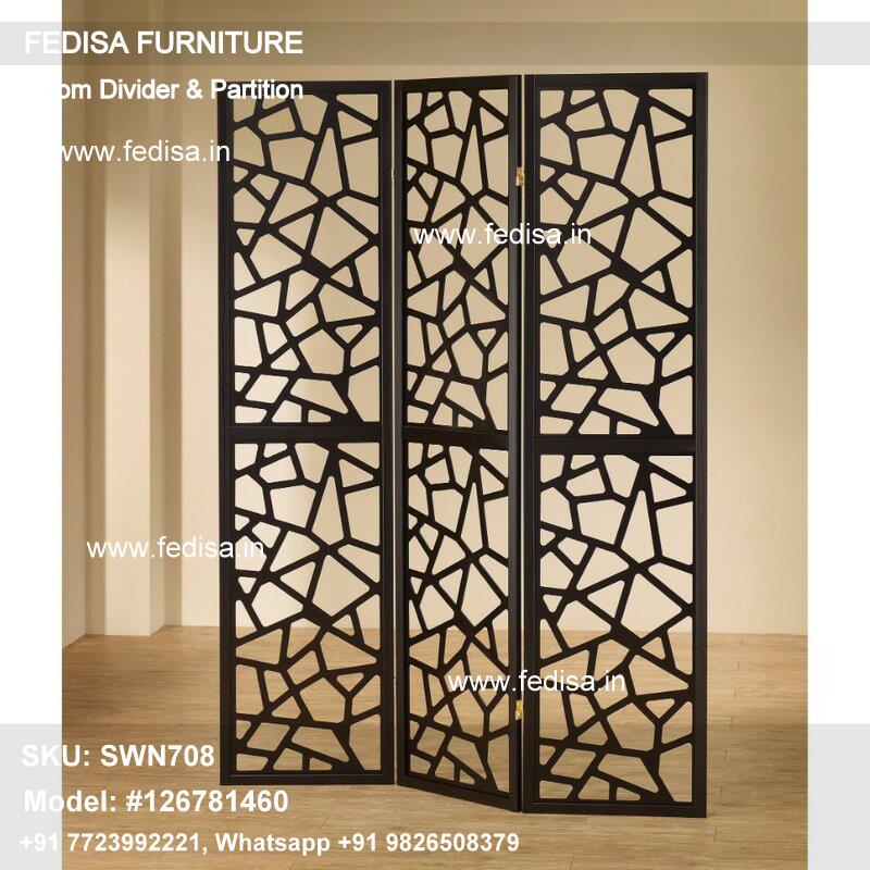 Leaf Room Divider Temporary Wall Partition Wooden Screen Divider Rolling Room Divider