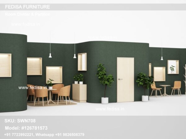 Wooden Partition For Living Room Decorative Dividers Bedroom Partition Wall 7 Panel Room Divider