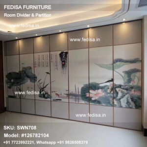 Photo Screen Room Divider Hanging Screen Room Divider Pallet Room Divider Living Room Dining Room Partition