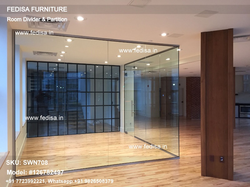 Fabric Folding Screen Vertical Wood Slat Room Divider Slatted Screen