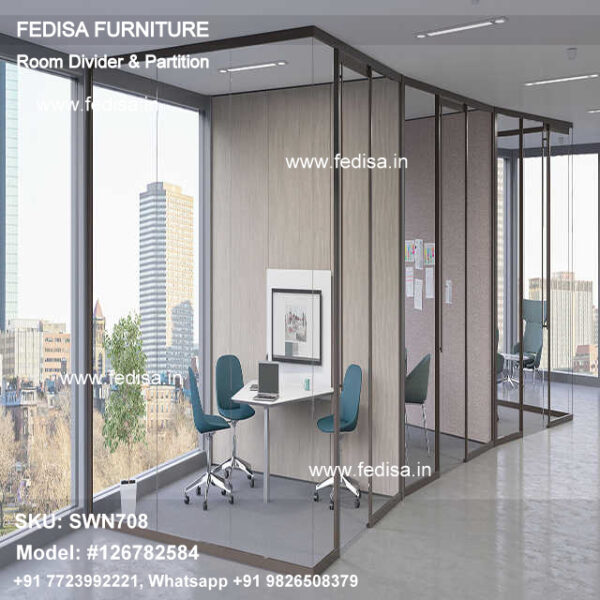 Movable Divider Wall Wooden Divider For Living Room Wooden Partition For Drawing Room Office Screen Divider