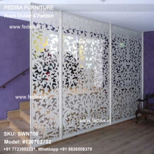 Tarot Room Divider Glass Door Partition Privacy Divider Indoor Hall Partition With Tv Unit