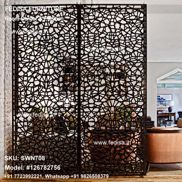 Macrame Wall Divider Dining And Living Room Partition Wood Slat Room Divider Wall Partition With Door