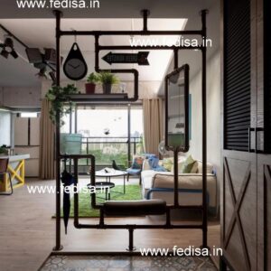 Green Wall Partition Glass Door Partition Privacy Divider Indoor Hall Partition With Tv Unit