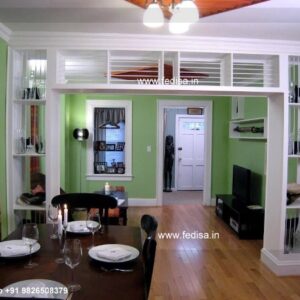 White Folding Room Divider Rustic Room Divider Low Room Divider Dining Room Partition
