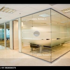 Home Office Separator Dining And Living Room Partition Wood Slat Room Divider Wall Partition With Door