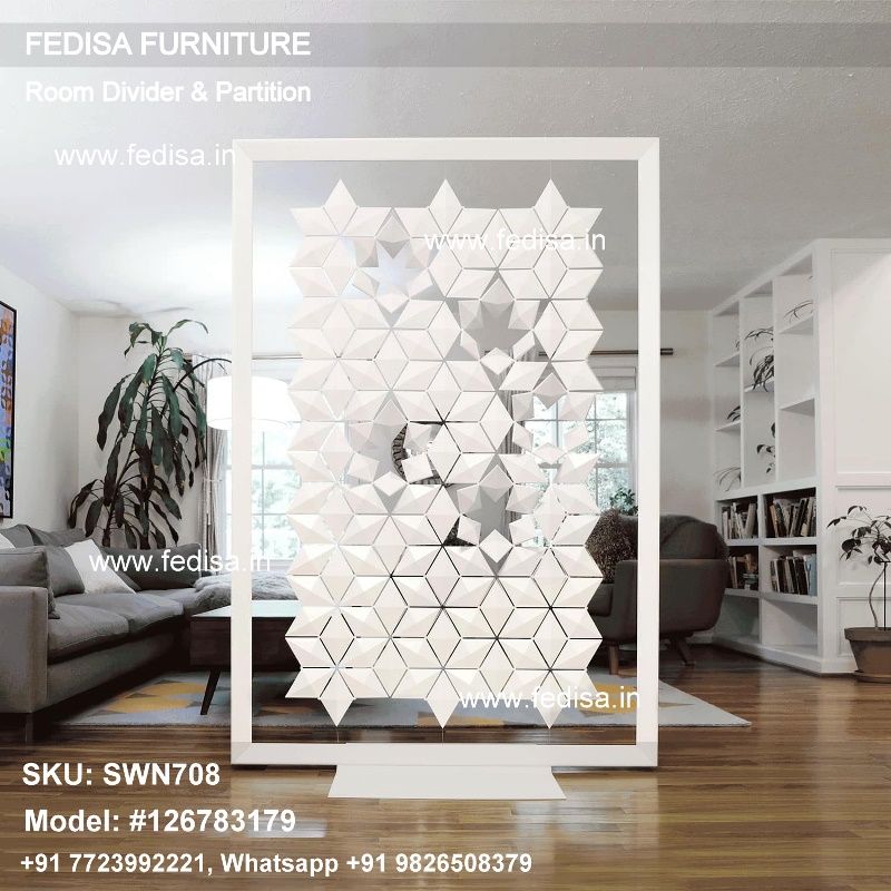 Ceiling Wall Divider Foldable Screen Divider Room Partition With Door Farmhouse Room Divider