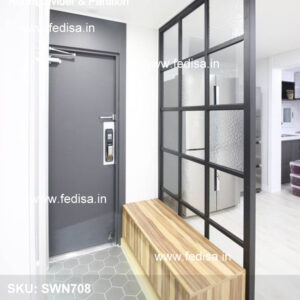 Solid Wood Partition Wooden Partition Screen Cool Room Dividers Glass Room Partition