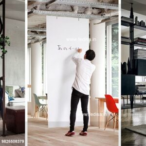 Hanging Screen Partition Divider Room Divider Track Sliding Panel Room Divider Plant Divider Wall