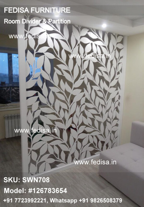 Interior Wall Divider Vertical Wood Slat Room Divider Slatted Screen Room Divider Fixed Room Dividers