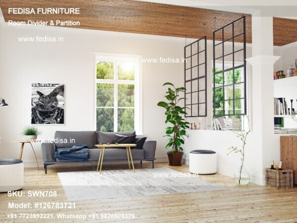 Rolling Room Divider Diy Glass Door Partition Privacy Divider Indoor Hall Partition With Tv Unit