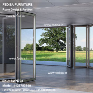 Space Saving Room Dividers Foldable Screen Divider Room Partition With Door Farmhouse Room Divider