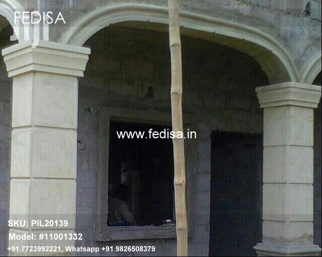 Brick Column Cost Front Pillar Design Pillar Ka Design