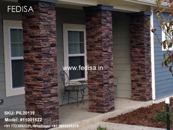 Interior Wood Column Design Front Pillar Design Pillar Ka Design