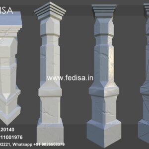 Round Concrete Pillars Hall Pillar Design Sitout Pillar Design