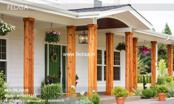 Brick House With Pillars Pillar Design For Hall Window Pillar Design