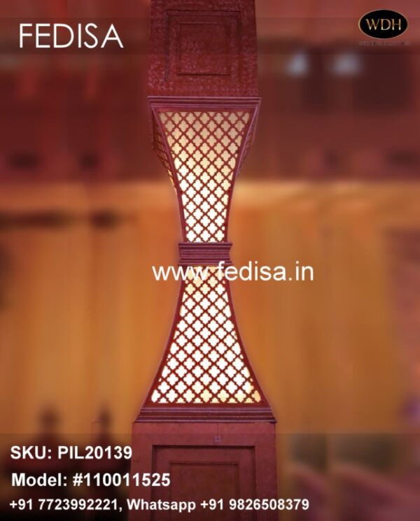 Steel Flat Decorative Column Concrete Pillar Design Cemented Pop Pillar Design