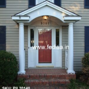Front Wall Pillar Design Wooden Pillars Online Pillar Wall Design