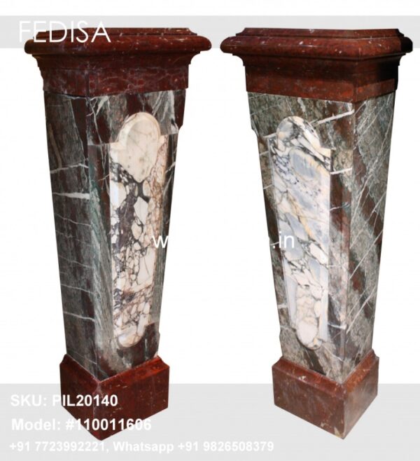 Isolated Rcc Column Footing Square Pillar Tiles Design Home Pillar Colour Design