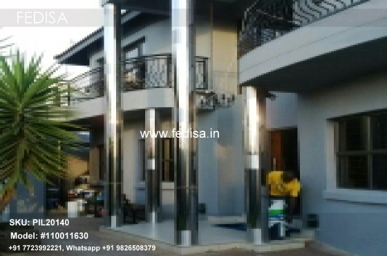 Pillar Paint Design Pillar Cladding Designs House Portico Pillar Design