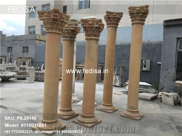 Stone Pillar Cost Pillar Design For Home Interiors Pillar Wood Design