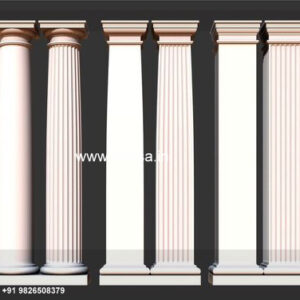 Roman Pillar Architecture Round Pillar Painting Designs Pillar Elevation Design