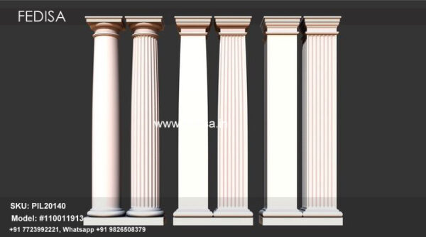 Roman Pillar Architecture Round Pillar Painting Designs Pillar Elevation Design