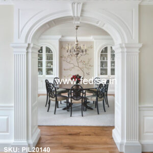 Half Brick Columns Gypsum Pillar Design Square Pillar Design For Home