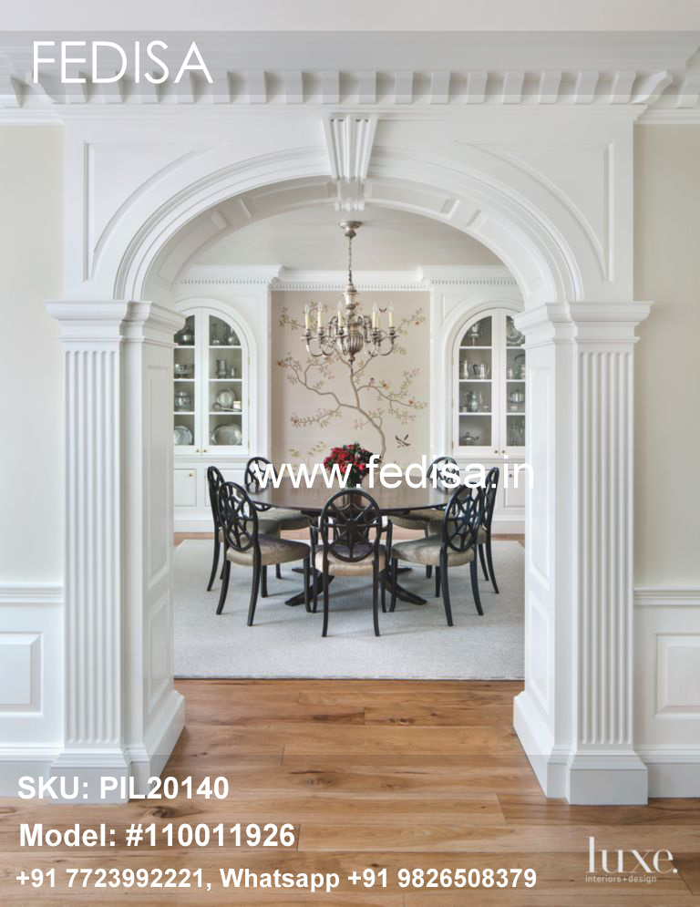 Half Brick Columns Gypsum Pillar Design Square Pillar Design For Home