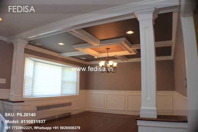 Brick Pillar Porch Round Pillar Painting Designs Pillar Elevation Design