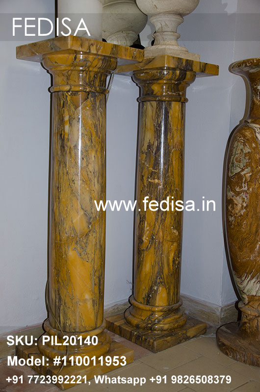 Stone House Pillars Pillar Cement Design Show Pillar Design