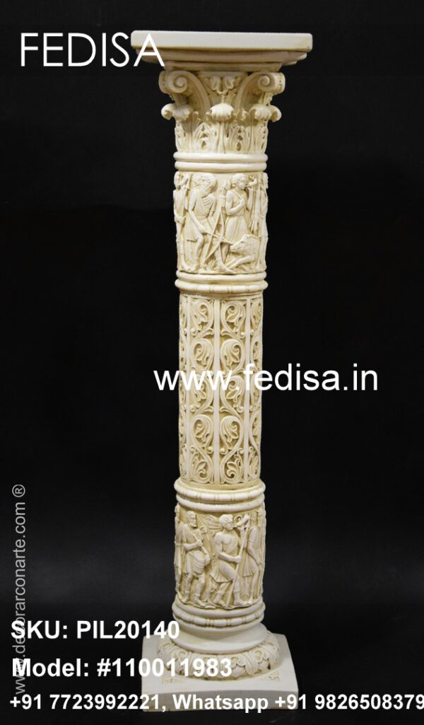 Boundary Wall Gate Pillar Design Round Pillar Painting Designs Pillar Elevation Design