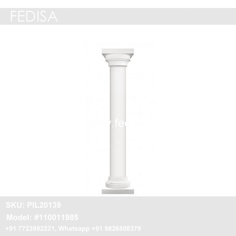 Isolated Column Footing Front House Square Pillar Design Wall Pillar Decoration