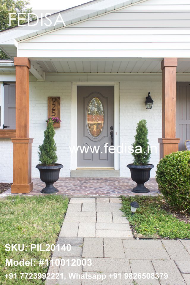 Composite Column Design Round Pillar Painting Designs Pillar Elevation Design